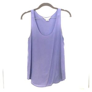 French Connection periwinkle silk tank